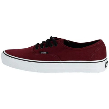 Chaussures Homme Baskets basses Vans Authentic Low Toile Rouge