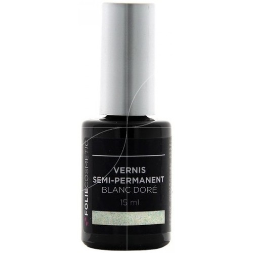 Folie Cosmetic Vernis Semi permanent Blanc Doré 15ml Blanc - Beauté Vernis  à ongles Femme 11,99 €