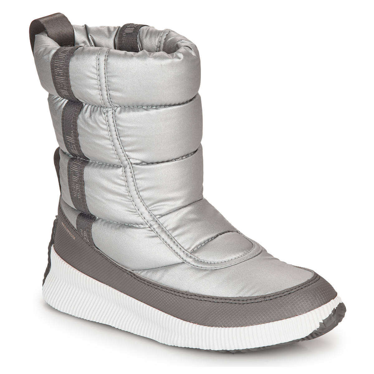 Chaussures Femme Bottes de neige Sorel OUT N ABOUT PUFFY MID Gris