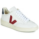 VEJA V-10 leather low-top sneakers Bianco
