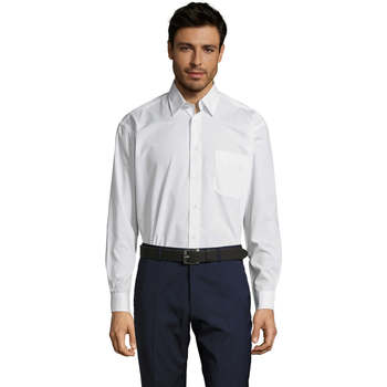 Vêtements Homme Chemises manches longues Sols BALTIMORE FASHION WORK Blanc