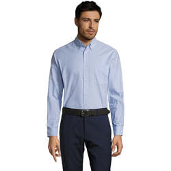Vêtements Homme Chemises manches longues Sols BOSTON STYLE OXFORD Azul