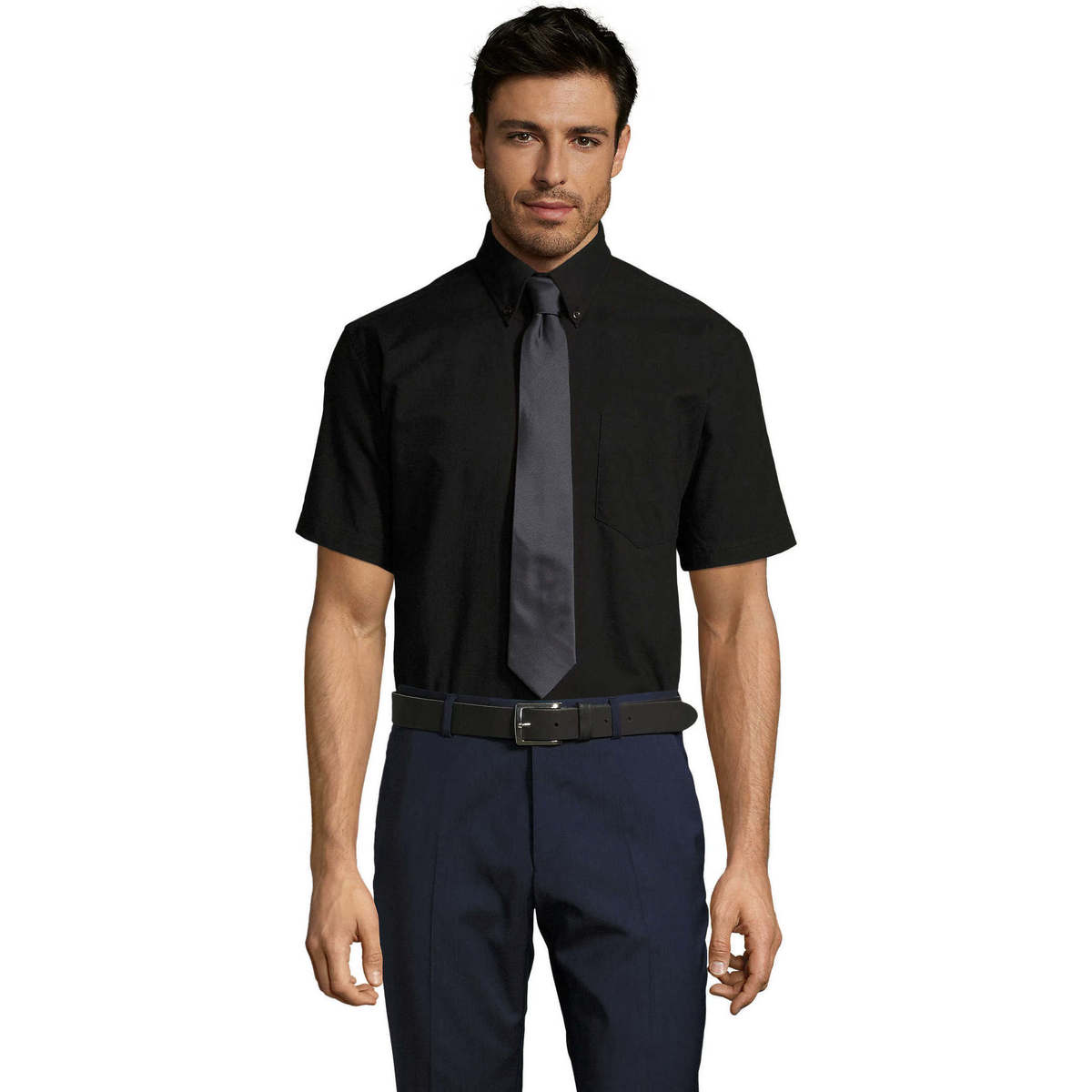 Vêtements Homme Chemises manches courtes Sols BRISBANE ORIGINAL WORK Noir