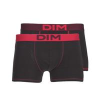 Sous-vêtements Homme Boxers DIM MIX AND COLORS X2 Noir / Rouge