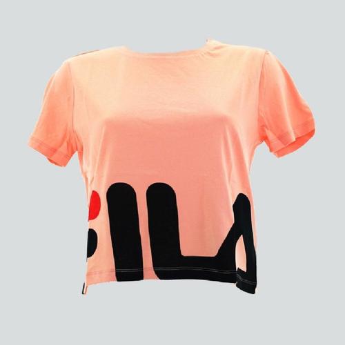 T-shirts Manches Courtes Fila FILA WOMEN EARLY CROPPED TEE ROSE Rose - Vêtements T-shirts manches courtes Femme 21 