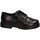 Chaussures Fille Richelieu Florens U122316V NERO French shoes Enfant Noir Noir