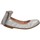 Chaussures Fille Ballerines / babies Unisa SMALY 19 ON SILVER Argenté