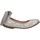 Chaussures Fille Ballerines / babies Unisa SMALY 19 ON SILVER Argenté
