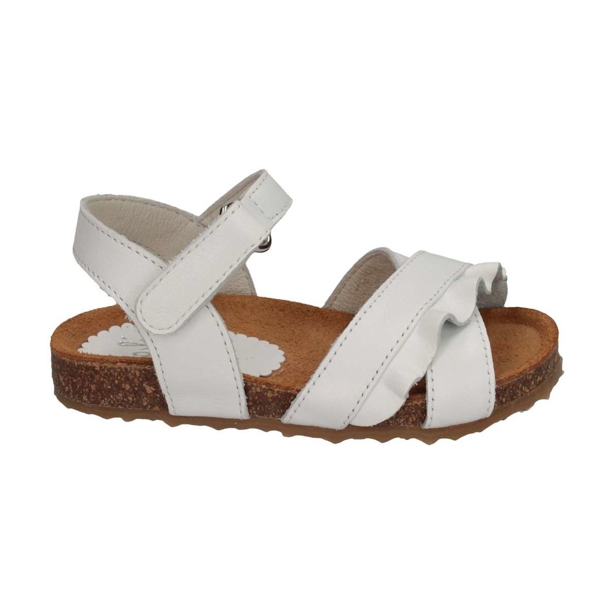 Chaussures Fille Sandales et Nu-pieds Il Gufo G564 BIANCO ROUGE Blanc