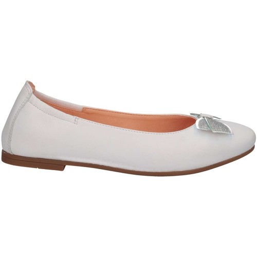 Chaussures Fille Ballerines / babies Unisa DORAL NT WHITE Blanc