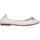 Chaussures Fille Ballerines / babies Unisa DIAMON RI WHITE Blanc