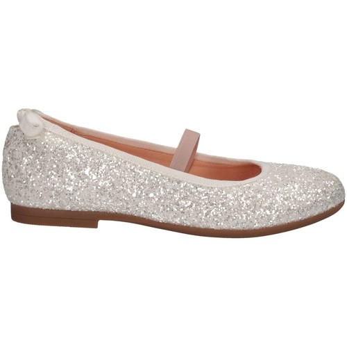 Chaussures Fille Ballerines / babies Unisa CUSAN GL WHITE Blanc
