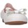 Chaussures Fille Ballerines / babies Unisa CROSI RI PA WHITE Ballerines Enfant blanc Blanc