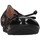 Chaussures Fille Ballerines / babies Unisa CHITO F16 CU MOET Ballerines Enfant Noir / Or Multicolore
