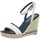 Chaussures Femme Escarpins Tommy Hilfiger Sandales compensées  ref_tom45693 Multi Multicolore