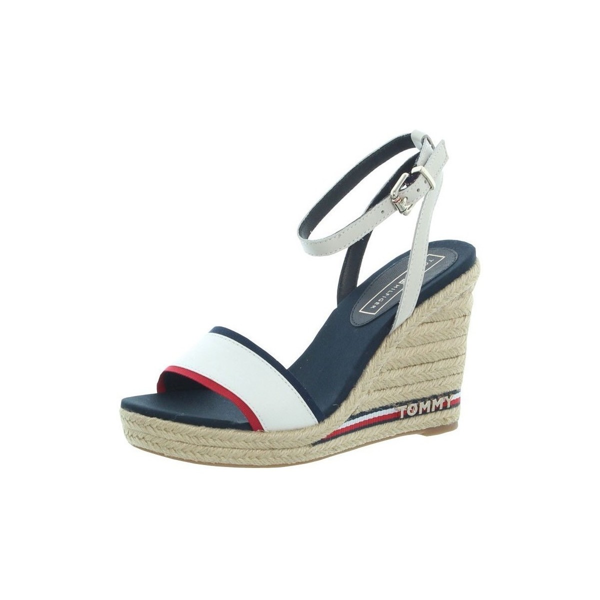 Chaussures Femme Escarpins Tommy Hilfiger Sandales compensées  ref_tom45693 Multi Multicolore