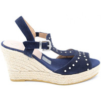 Chaussures Femme Sandales et Nu-pieds Kanna kv8126 Bleu