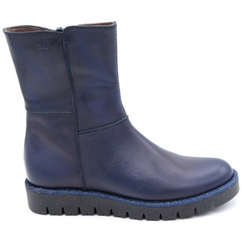 Chaussures Fille Boots Sandale Boucles Marine E23 2/3 alica Bleu
