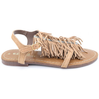 Chaussures Fille Sandales et Nu-pieds Reqin's kylie tong Beige