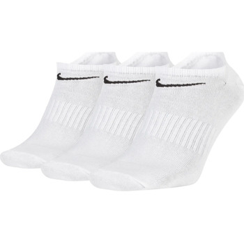 Sous-vêtements Homme Chaussettes line Nike Chaussettes Noshow 3 Paires Blanc