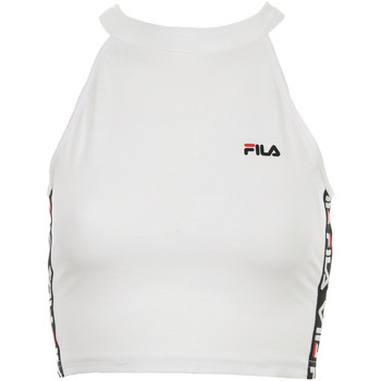 Vêtements Navy Débardeurs / T-shirts sans manche Fila Wn's Melody Cropped Top Blanc