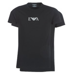 Mens EMPORIO ARMANI Cotton Short Sleeve T-shirt Black 3Z1T92-1J0AZ-0999