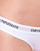 Sous-vêtements Femme Culottes & slips Emporio Armani CC317-PACK DE 2 Blanc / Noir