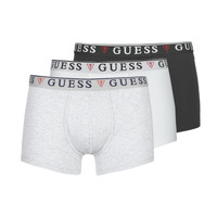 Sous-vêtements Homme Boxers Guess BRIAN BOXER TRUNK PACK X4 Noir / Gris / Blanc