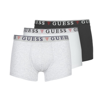 Sous-vêtements Homme Boxers Guess BRIAN BOXER TRUNK PACK X4 Noir / Gris / Blanc