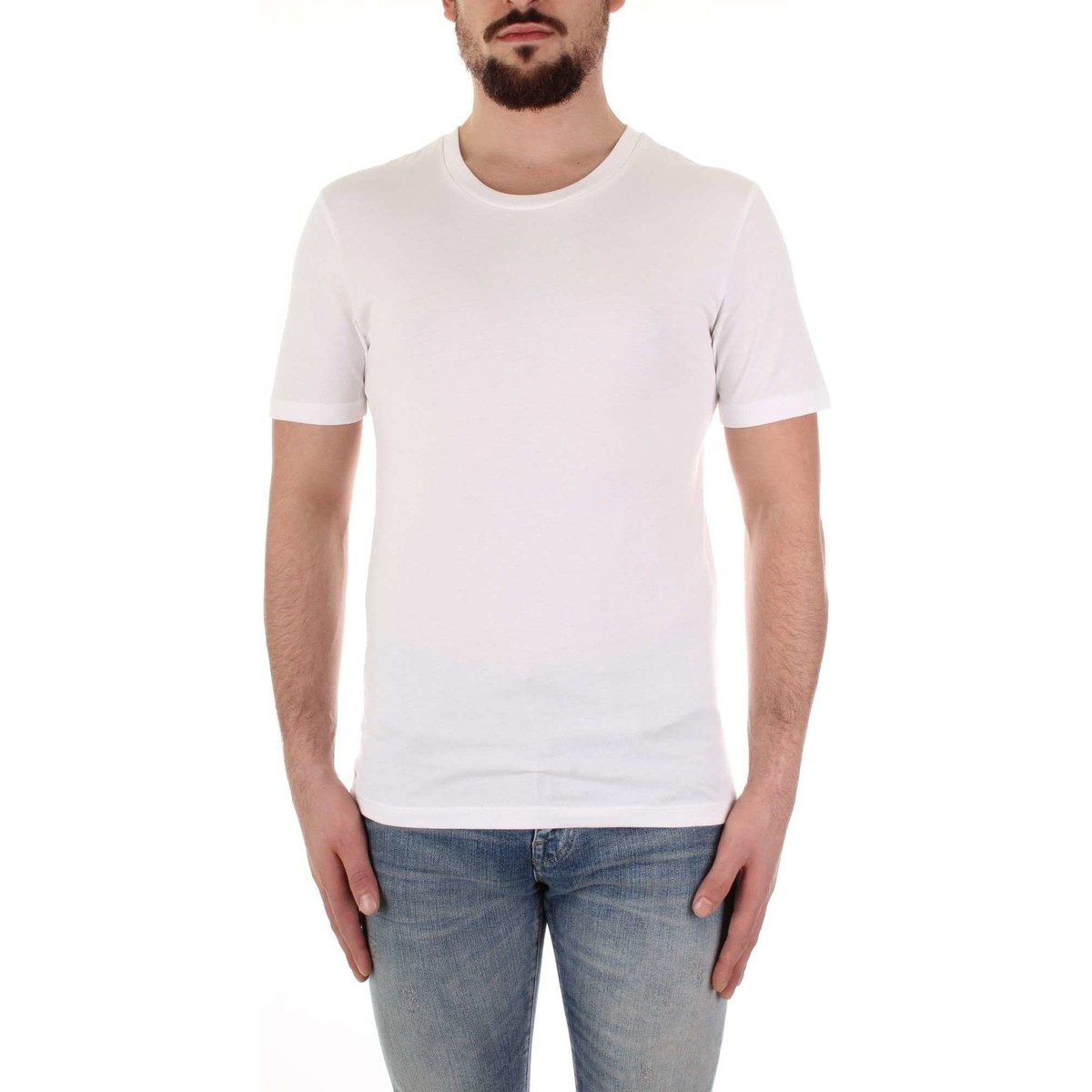 Vêtements Homme T-shirts manches longues Selected 16057141 Blanc
