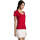 Vêtements Femme T-shirts manches courtes Sols METROPOLITAN CITY GIRL Rouge