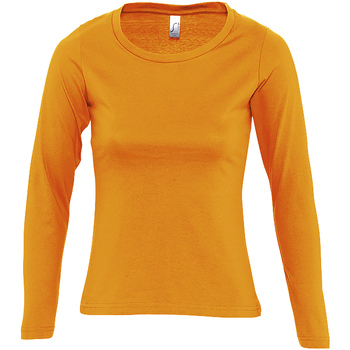 Vêtements Femme T-shirts manches longues Sols MAJESTIC COLORS GIRL Naranja