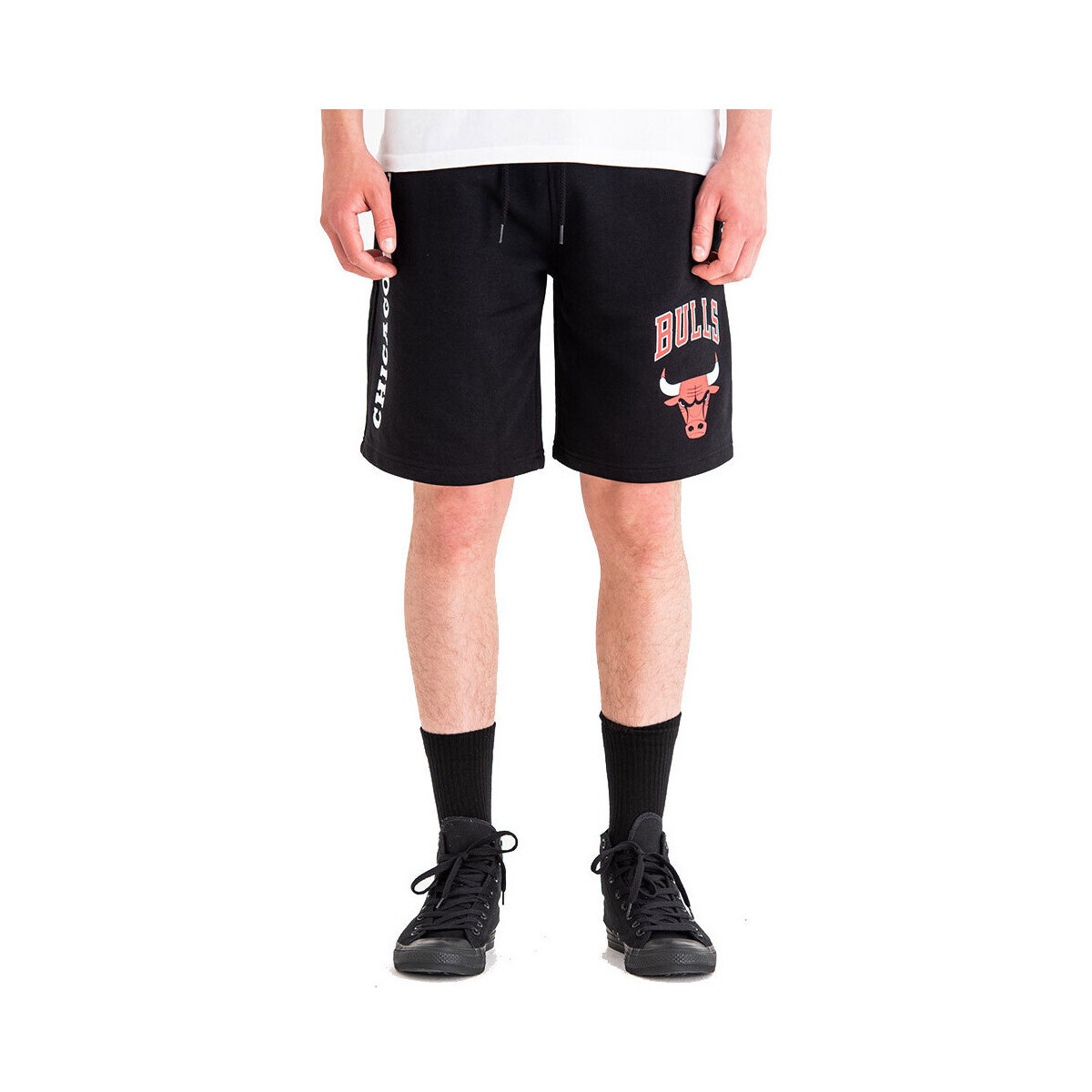 Vêtements Homme Shorts / Bermudas New-Era NBA LOGO STACK CHIBUL Noir