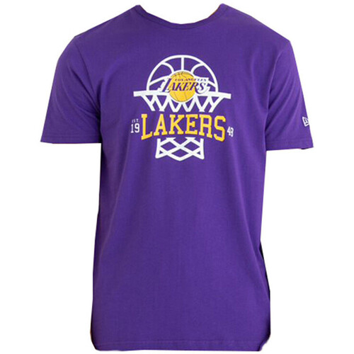 Vêtements Homme T-shirts & Polos New-Era NBA LEAGUE NET LOGO LOSLAK Violet
