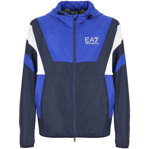 Ea7 Emporio Armani Veste coupe-vent Bleu - Vêtements Coupes vent Homme  140,40 €