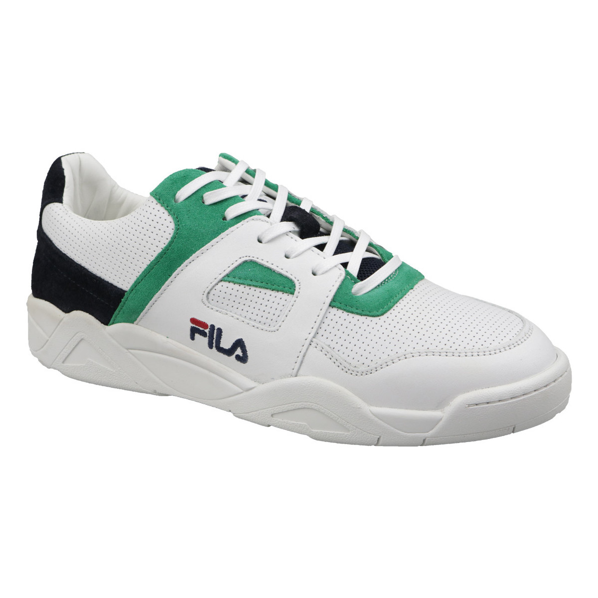 Chaussures Homme Fila logo-tape detail cropped top Cedar CB Low Blanc