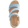 Chaussures Femme Sandales et Nu-pieds Gabor Sandales en suede à talon plat Bleu