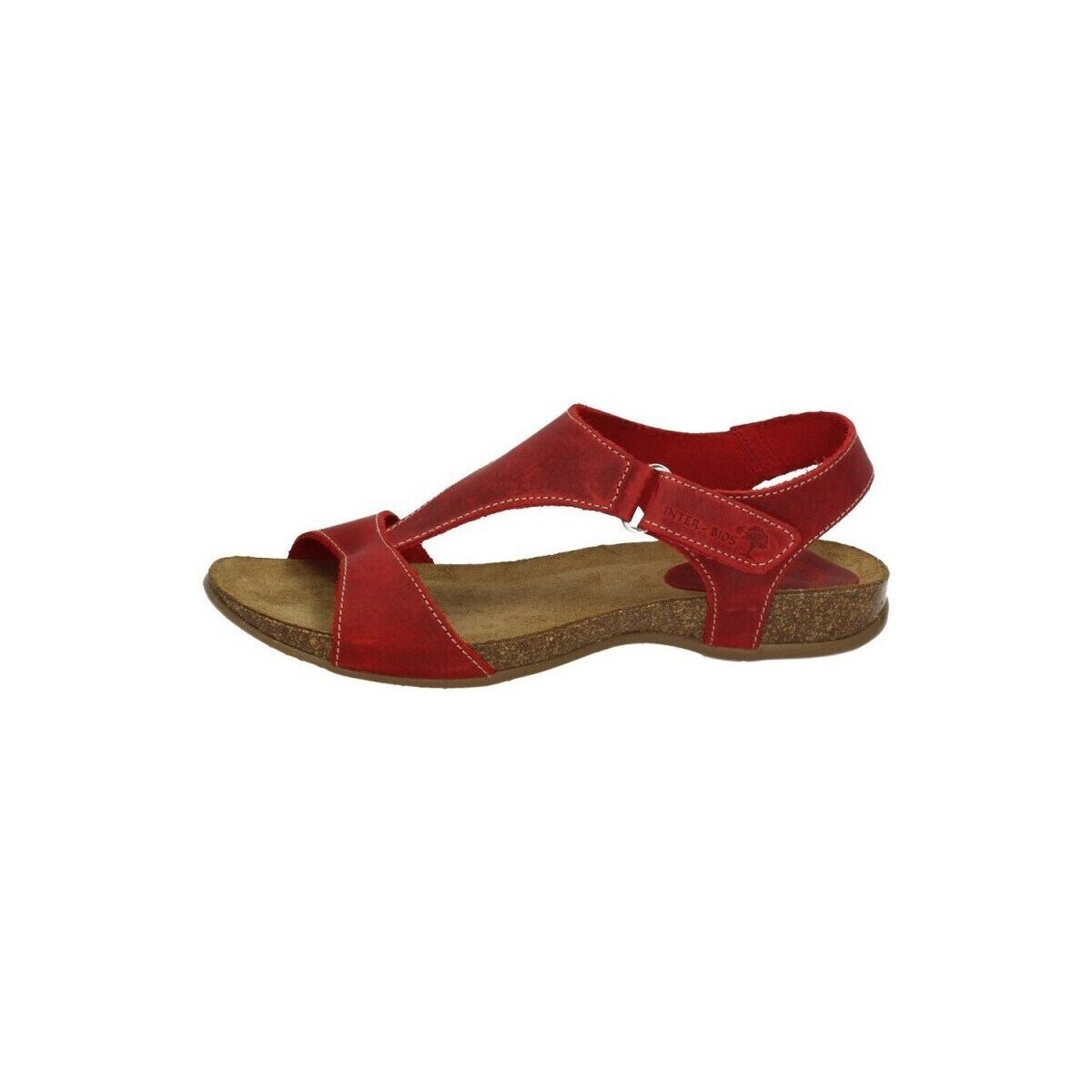 Chaussures Femme Sandales et Nu-pieds Interbios  Rouge