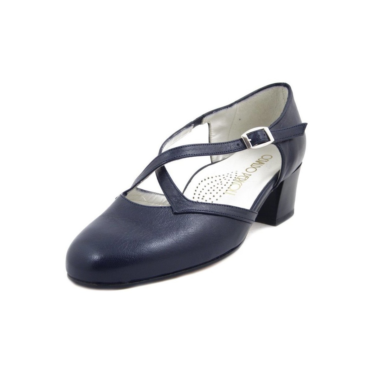 Chaussures Femme Escarpins Osvaldo Pericoli Femme Chaussures, Escarpin, Confort, Cuir douce-500T40BL Bleu