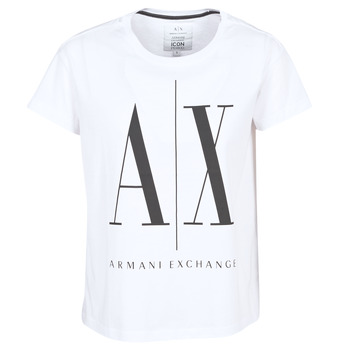 Vêtements Femme T-shirts manches courtes Armani Exchange 8NYTCX-YJG3Z-5102 Blanc