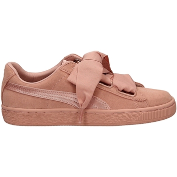 Chaussures Femme Baskets mode Puma SUEDE HEART EP Rose