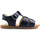 Chaussures Garçon Tige : Cuir Boni & Sidonie Boni Mini Achille - sandales bébé Bleu