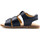 Chaussures Garçon Tige : Cuir Boni & Sidonie Boni Mini Achille - sandales bébé Bleu