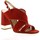 Chaussures Femme Sandales et Nu-pieds Bruno Premi Nu pieds cuir velours Rouge