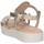 Chaussures Fille Sandales et Nu-pieds Florens F781426D PLATINO/BIA Sandales Enfant Platinum / Blanc Multicolore