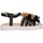 Chaussures Fille Sandales et Nu-pieds Florens F780328V NERO/BEIGE Sandales Enfant Noir / Beige Multicolore