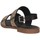 Chaussures Fille Sandales et Nu-pieds Florens F778457D ORO/NERO Sandales Enfant Or / Noir Multicolore