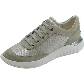 Chaussures Femme Baskets mode Geox D928SC Theragon Metal Silver Lt Gris