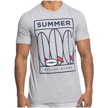 Vêtements Homme T-shirts & Polos Rugby Division T-SHIRT RUGBY SUMMER - RUGBY D Gris