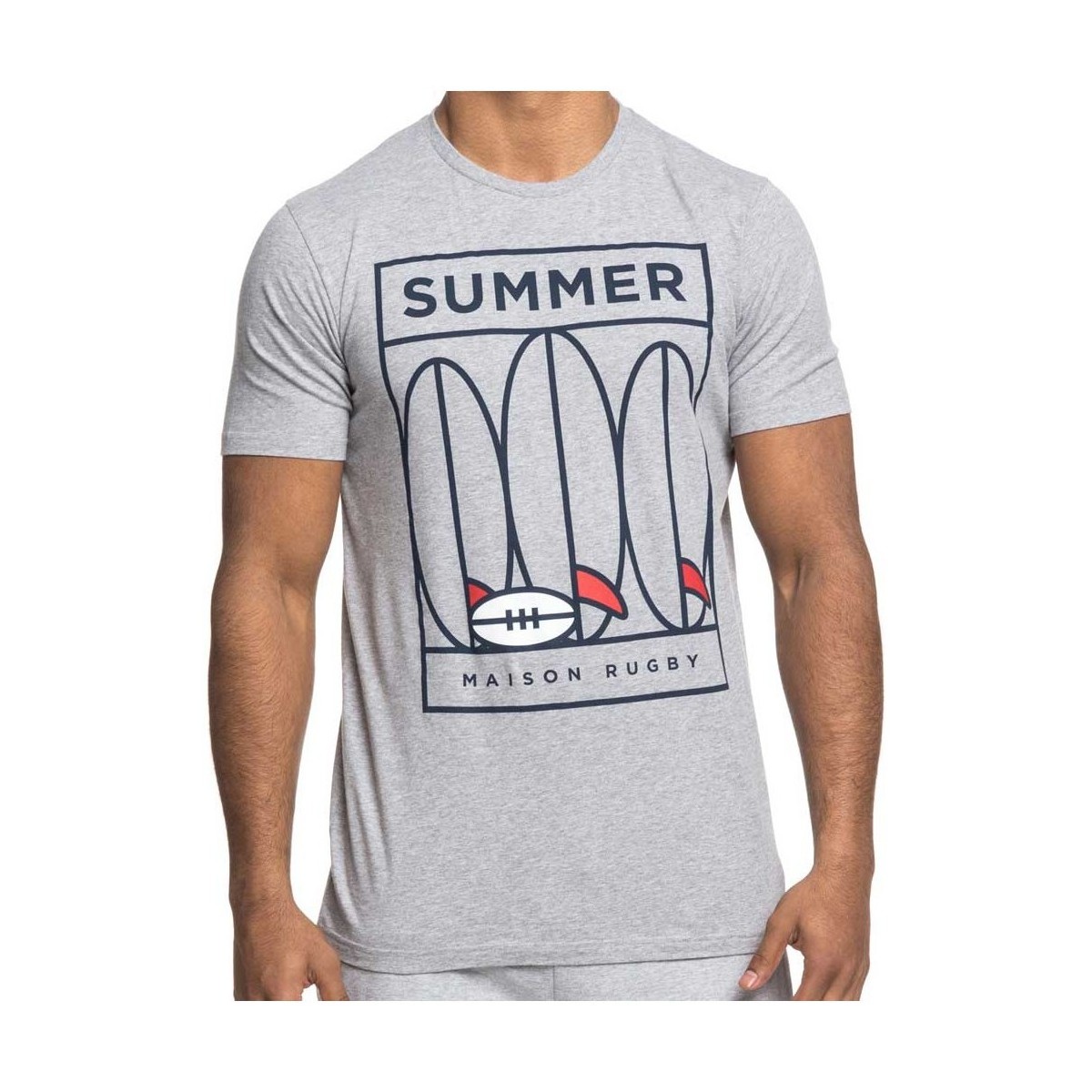 Vêtements Homme T-shirts & Polos Rugby Division T-SHIRT RUGBY SUMMER - RUGBY D Gris